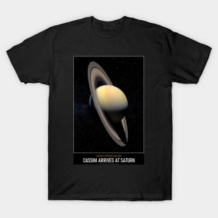 High Resolution Astronomy Cassini Arrives at Saturn T-Shirt